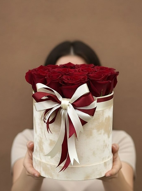 Love Kutu Kırmızı Gül