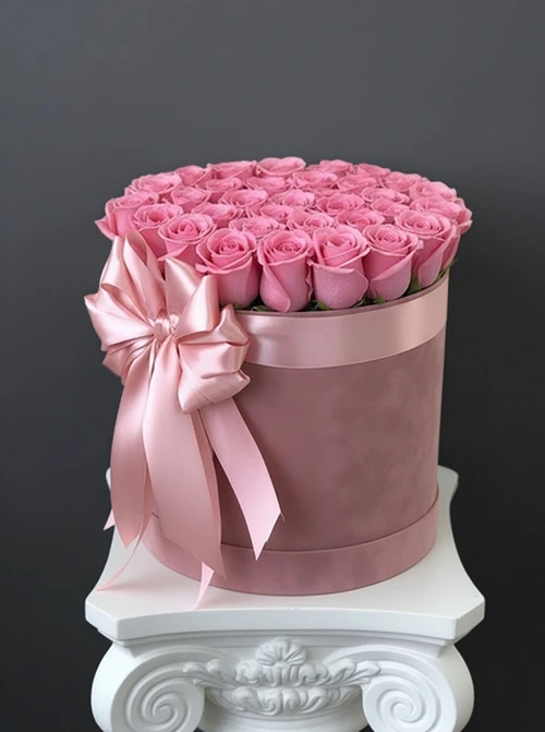 Kutuda Pembe Gül