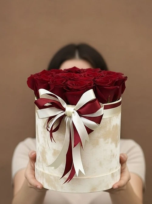 Love Kutu Kırmızı Gül